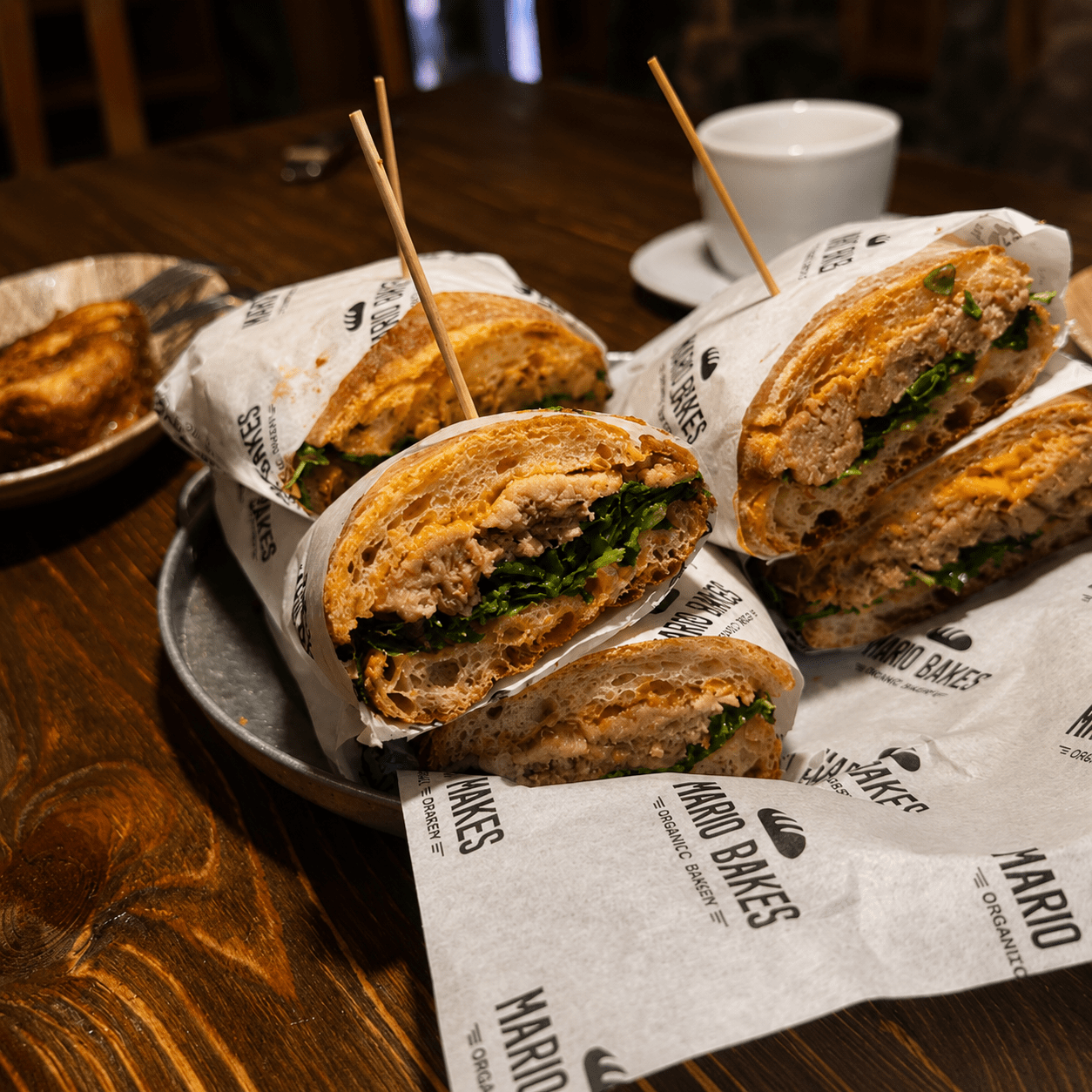 laalacena-bocadillodepata Metetelapata sandwiches made with Mario Bakes sourdough bread at Lalacena.